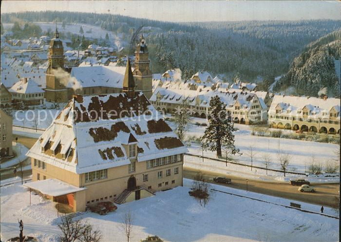 FREUDENSTADT BW Marktplatz im Winter