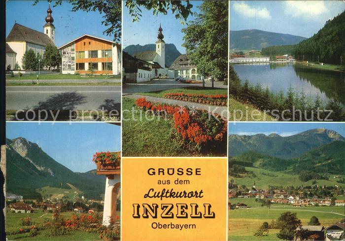 Inzell Traunstein Bayern Haus des Gastes Dorfplatz Zwingsee  Hochfelln