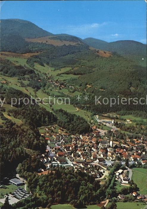 Schoenau Schwarzwald Fliegeraufnahme