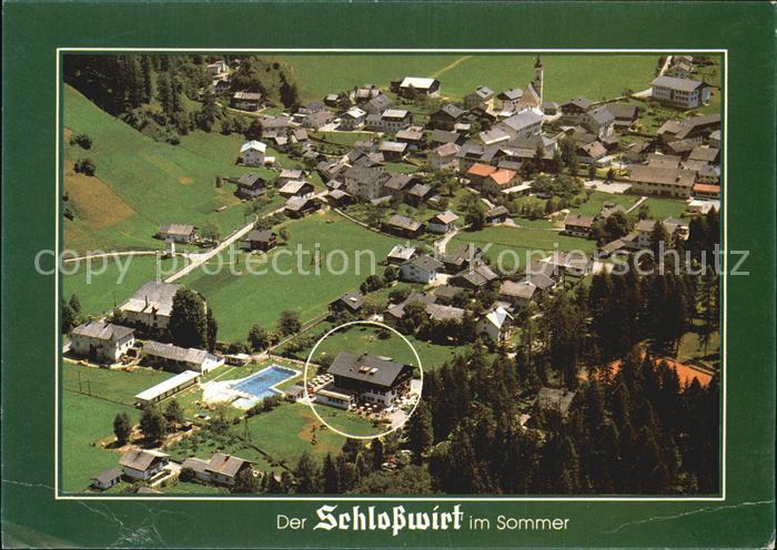 Grosskirchheim Fliegeraufnahme Parkhotel Restaurant Schlosswirt