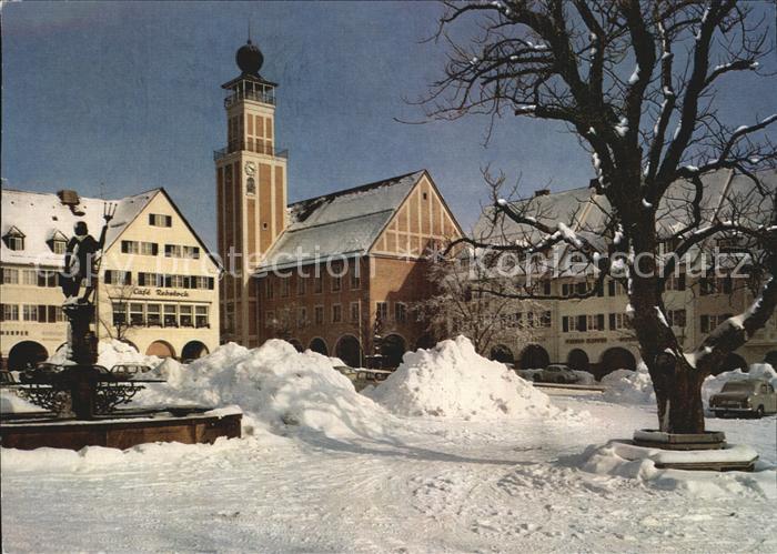 FREUDENSTADT BW Marktplatz Rathaus