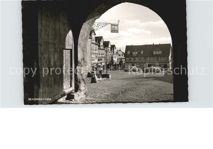 Braunfels Burgtor Marktplatz