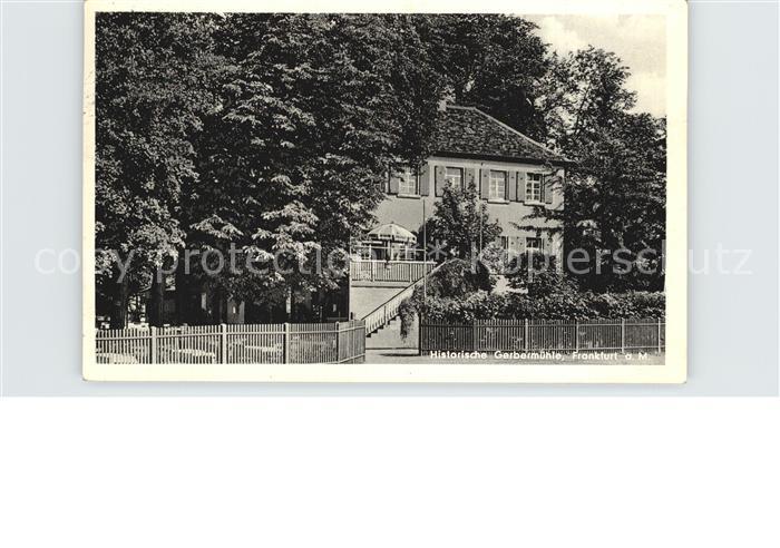 Frankfurt Main Gerbermuehle