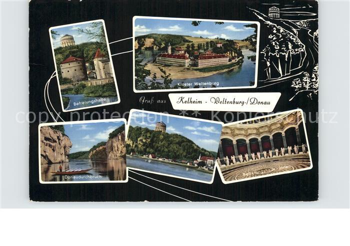 Kelheim Weltenburg Kloster Befreiungshalle Donaudurchbruch