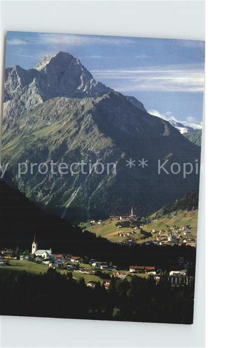 Riezlern Kleinwalsertal Vorarlberg Fliegeraufnahme mit Widderstein