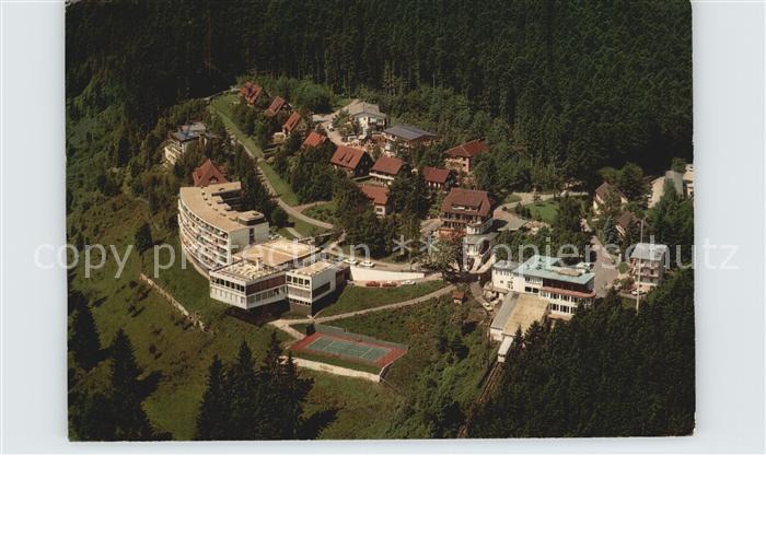 Wildbad Schwarzwald Fliegeraufnahme Sommerberg