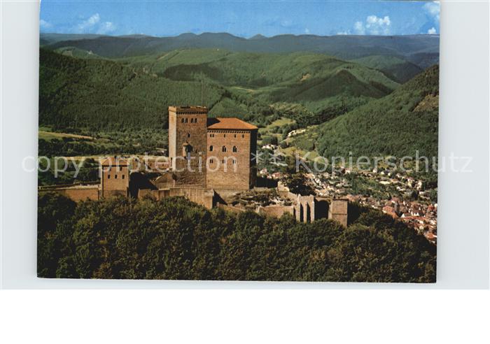 Annweiler Trifels Fliegeraufnahme Burg Triffels