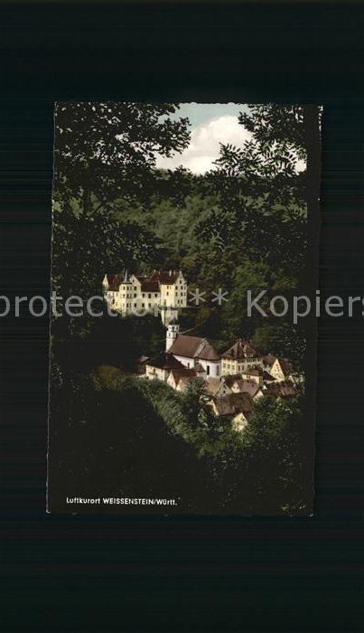 Weissenstein Lauterstein Schloss Luftaufnahme