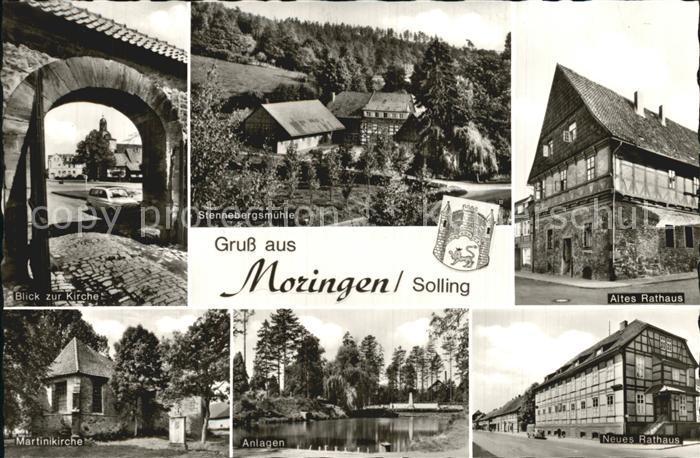Moringen Solling Kirche Altes Rathaus Neues Rathaus
