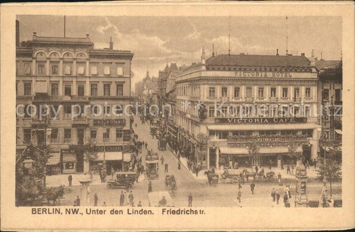 BERLIN  CITY Unter den Linden Friedrichstrasse