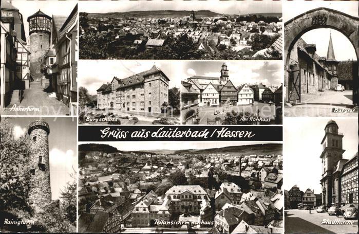 Lauterbach Hessen Ankerturm Burgtor Hainigturm Stadtkirche