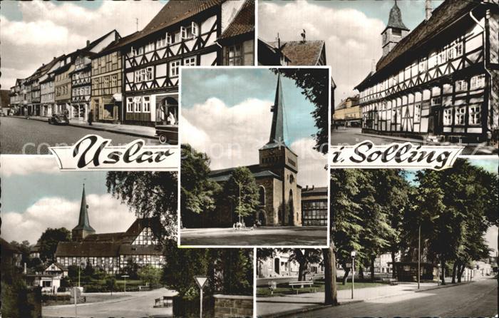 Uslar Solling Fachwerkhaeuser Kirche