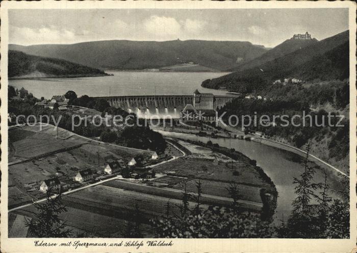 Edersee Sperrmauer Schloss Waldeck