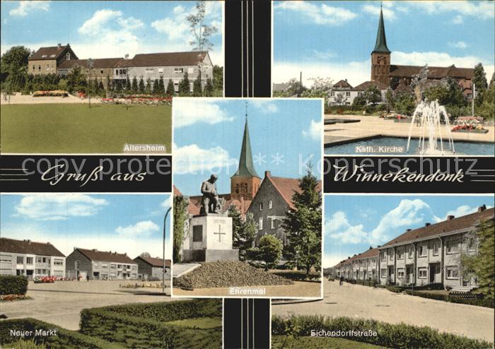 Winnekendonk Altersheim Katholische Kirche Neuer Markt Eichendorffstrasse Ehrenm