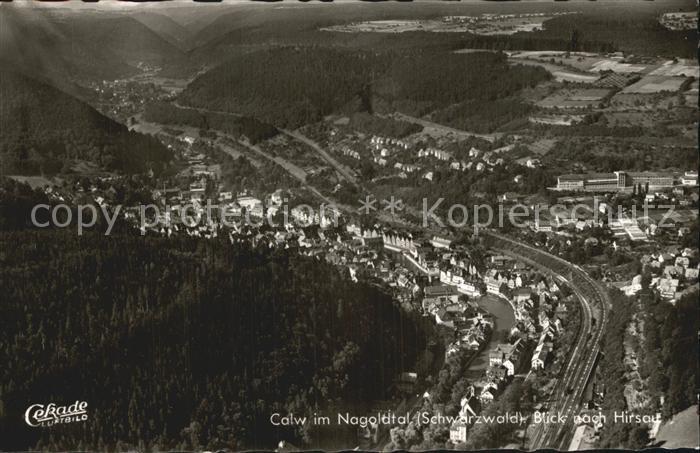 Calw Nagoldtal Blick nach Hirsau