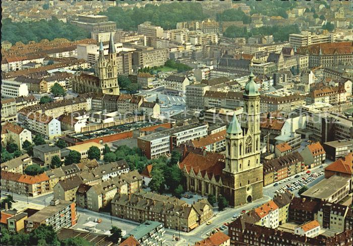 BRAUNSCHWEIG CITY Andreas Kirche Katharinen Kirche Theater Luftbild