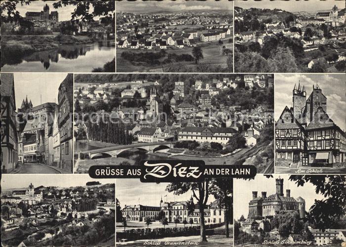 Diez Lahn Schloss Schaumburg Oranienstein Ortsansichten