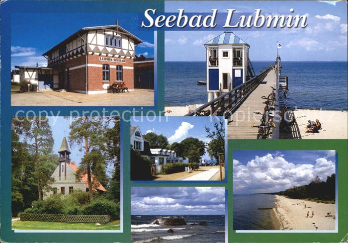 Lubmin Ostseebad Strand Bruecke Kirche