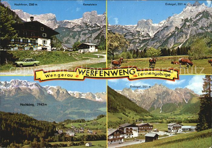 Werfenweng Wengerau Tennengebirge Hochkoenig Hochthron Eiskogel