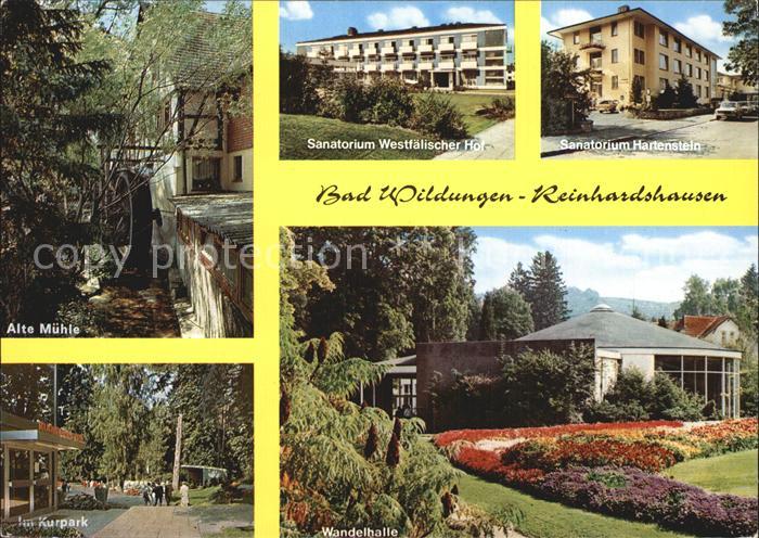 Bad Wildungen Alte Muehle Sanatorium Westfaelischer Hof Hartenstein Kurpark