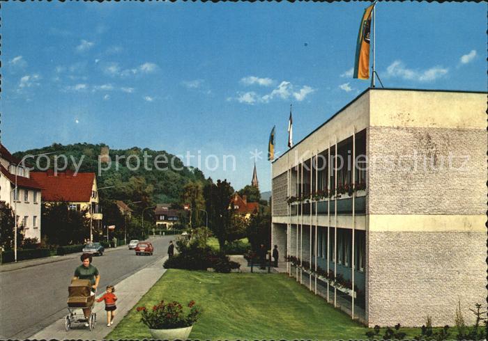 Bad Soden-Salmuenster Kurmittelhaus Stoltzenberg Burgruine