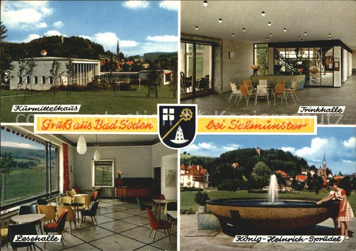 Bad Soden-Salmuenster Kurmittelhaus Lesehalle Koenig Heinrich Sprudel