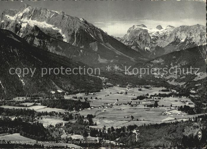 Schoenau Berchtesgaden Reiteralpe Hochkalter
