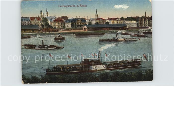 Ludwigshafen Rhein Panorama