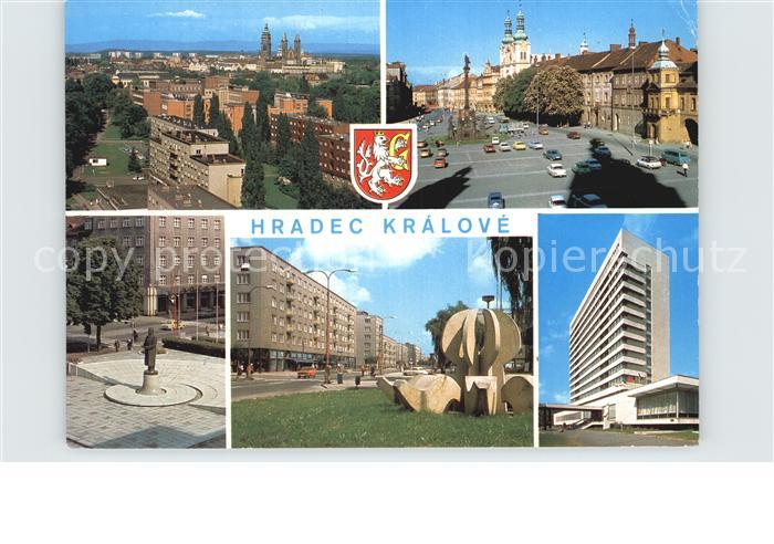 Kralovehradecko Hradec Kralove Hotel Carnigov Stadtansicht Denkmal