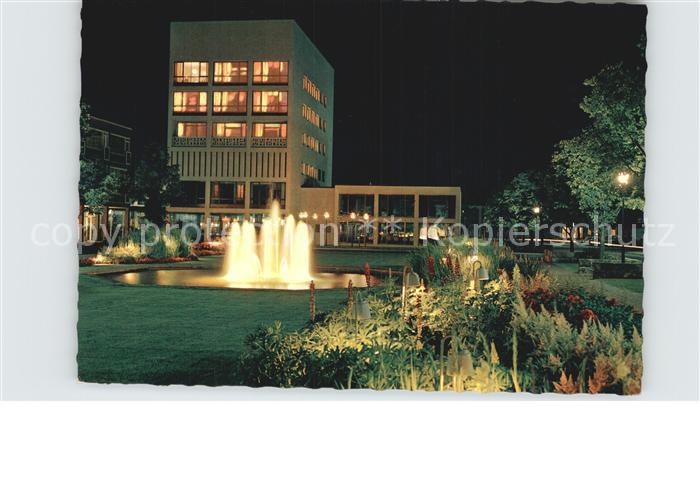 Sandviken Stadshuset Nachtaufnahme