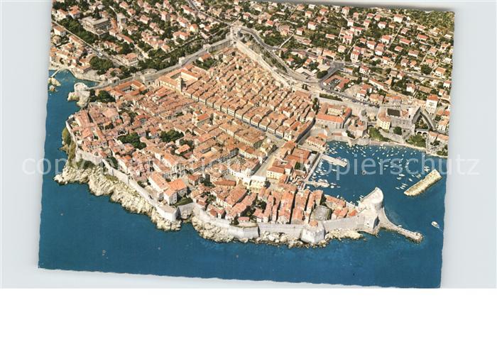 Dubrovnik Ragusa Luftaufnahme