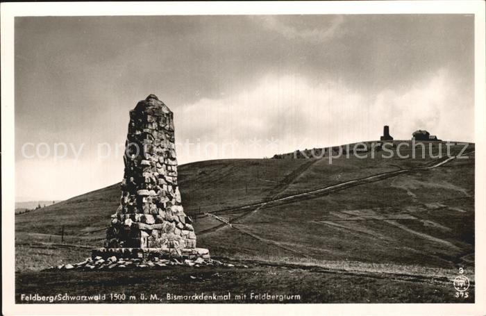 Feldberg Schwarzwald Bismarckdenkmal mit Feldbergturm
