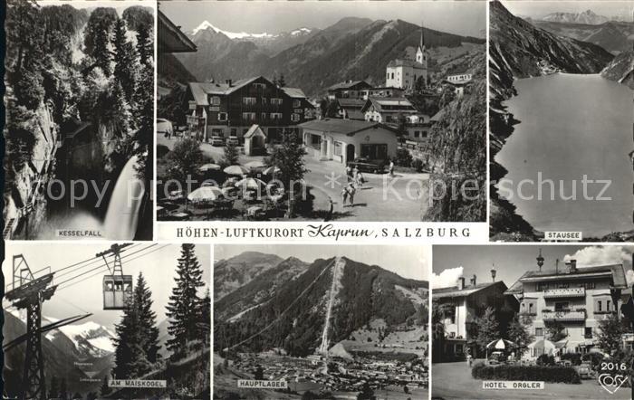 Kaprun Kesselfall Seilbahn Maiskogel Stausee