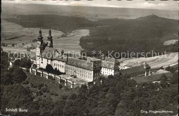 Banz Bad Staffelstein Fliegeraufnahme Schloss