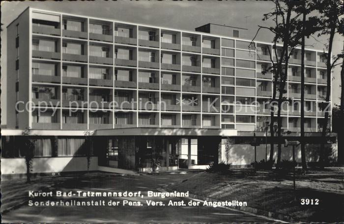 Bad Tatzmannsdorf Burgenland Sonderheilanstalt