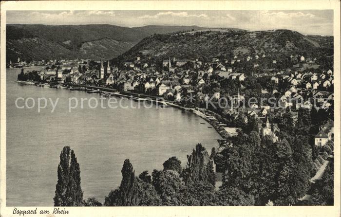 Boppard Rhein Fliegeraufnahme
