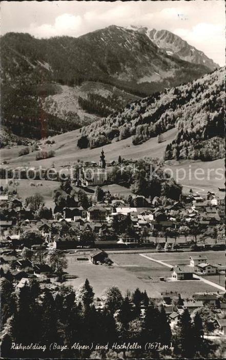 Ruhpolding Bayern mit Hochfelln