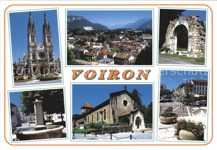 Voiron Fliegeraufnahme Kirchenpartie