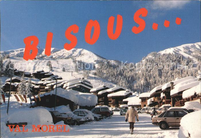 Valmorel Savoie Ortspartie im Winter