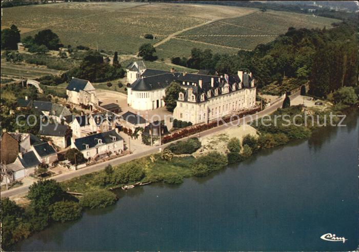 Le Thoureil Fliegeraufnahme Abbaye St. Maur