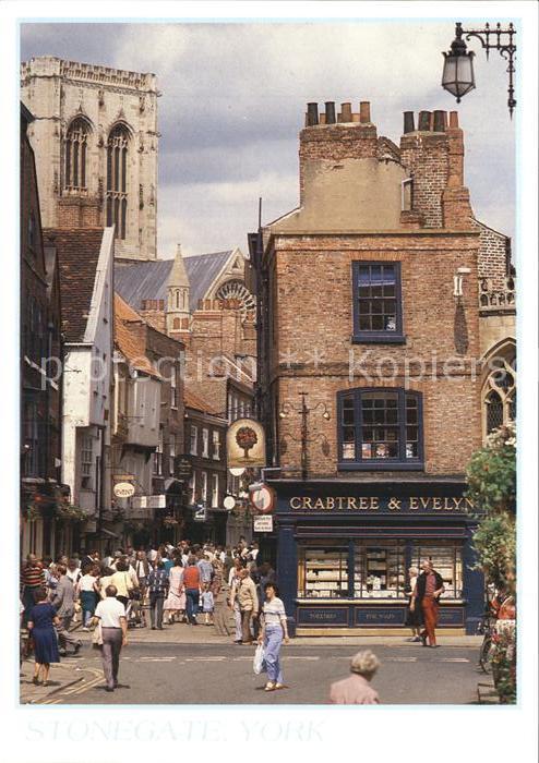 York UK Minster and Stonegate