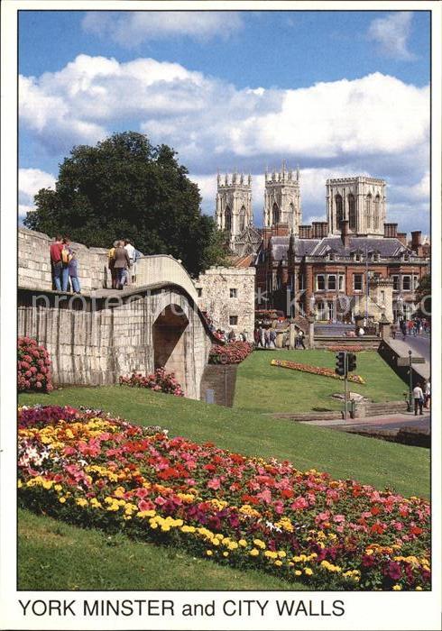 York UK Minster and City Walls