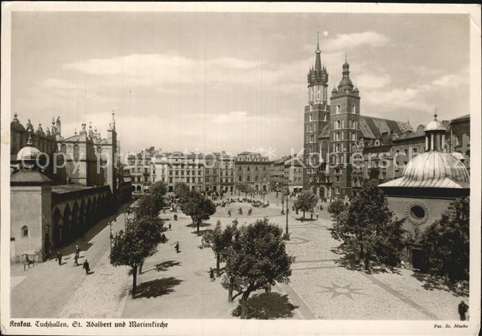 Krakau Krakow Tuchhallen Marienkirche