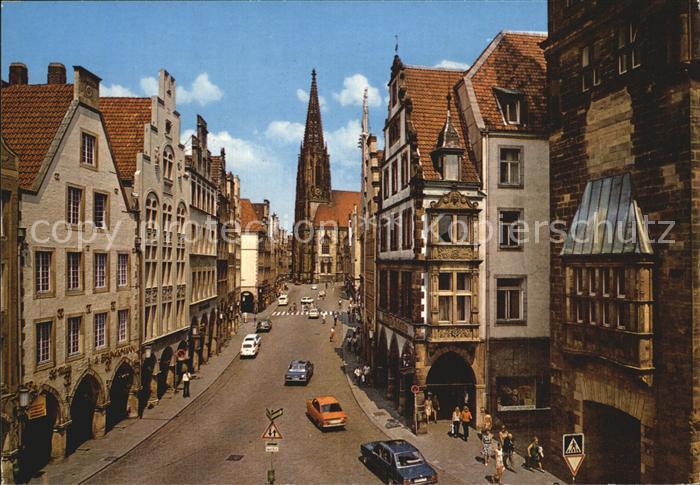 Muenster Westfalen Prinzipalmarkt