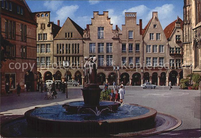 Muenster Westfalen Am Lambertusbrunnen