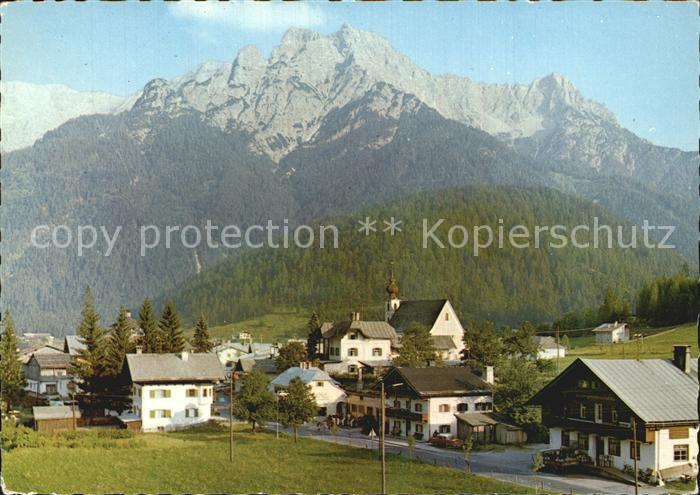 Waidring Tirol mit Loferer Steinberge