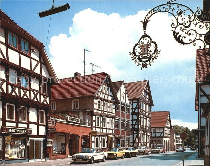 Rotenburg Fulda Fachwerkhaeuser in der Breitenstrasse