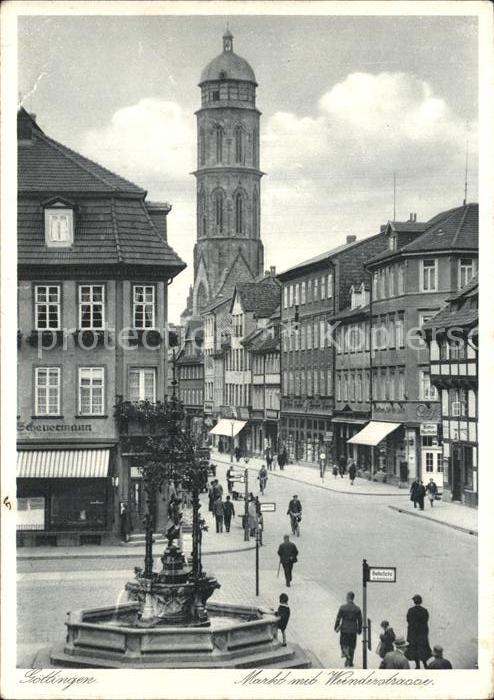 Goettingen Niedersachsen Marktplatz