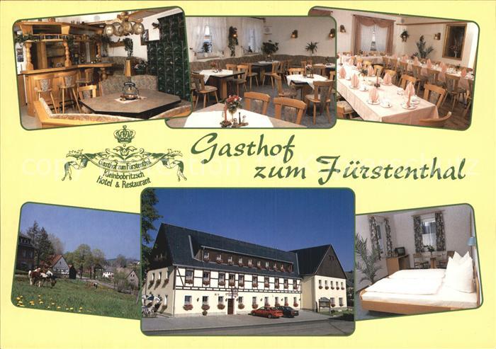 Kleinbobritzsch Gasthaus zum Fuerstenthal Frauenstein