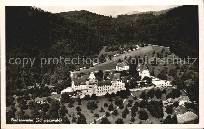 BADENWEILER BW Kurort im Schwarzwald Original Straehle Luftbild Nr 7858